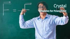  Presentation with physic - Beautiful theme featuring  backdrop and a  colored foreground