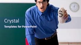  Presentation with chalkboard - PPT layouts with young-male-teacher-in-front background and a ocean colored foreground