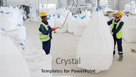  Presentation with helping - Slide deck enhanced with young-male-worker-helping background and a light gray colored foreground