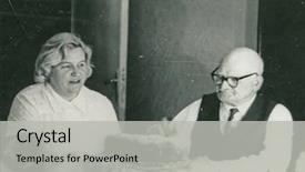  Presentation with father birthday - Amazing slide set having young man birthday - vintage photo of elderly father backdrop and a light gray colored foreground