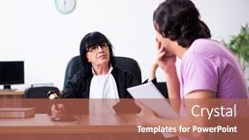  Presentation with litigation - PPT layouts featuring young-man-consulting-with-judge background and a red colored foreground