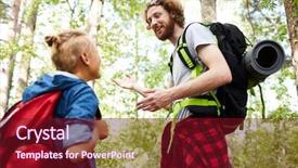  Presentation with road safety young drivers - Slide deck enhanced with young man explaining his buddy background and a tawny brown colored foreground