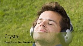  Presentation with nature - Colorful slides enhanced with colored background created using bars of different colors backdrop and a tawny brown colored foreground