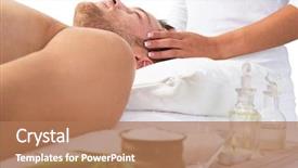  Presentation with scalp - Slide set enhanced with formateur - performance skills cog icon concept background and a light gray colored foreground