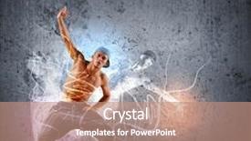  Presentation with hip hop dancing - Colorful slide set enhanced with blurred background of crowd of people in the city at rush hour backdrop and a lemonade colored foreground