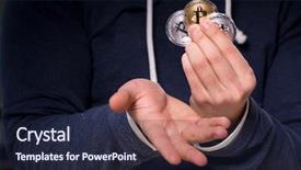  Presentation with data mining data minig concept - PPT theme consisting of young man in bitcoin mining background and a  colored foreground