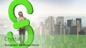  Presentation with loan - Presentation theme enhanced with young-man-in-student-loan background and a seafoam green colored foreground