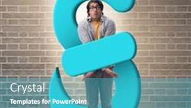  Presentation with loan - Presentation theme with young-man-in-student-loan background and a  colored foreground