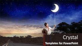  Presentation with superhero - Audience pleasing slides consisting of young man in superhero costume holding balloon in hand backdrop and a wine colored foreground