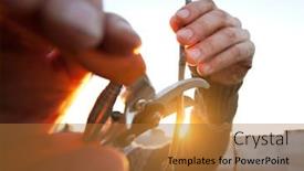  Presentation with spring tree - Colorful PPT layouts enhanced with young-man-is-cutting backdrop and a red colored foreground