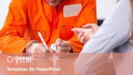  Presentation with advocate - Cool new presentation with young-man-meeting-with-advocate backdrop and a coral colored foreground