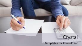  Presentation with ventilation home - Cool new presentation theme with young man paying his bills backdrop and a light gray colored foreground