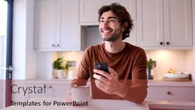  Presentation with man holding phone - 