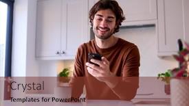  Presentation with man holding phone - 