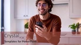  Presentation with man holding phone - 