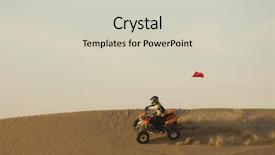  Presentation with atv - Audience pleasing slide deck consisting of roman remains of the citadel backdrop and a light blue colored foreground.