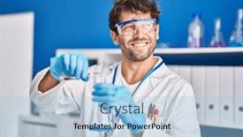  Presentation with test tube laboratory - 