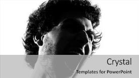  Presentation with angry - Amazing PPT layouts having young man screaming angry portrait backdrop and a light gray colored foreground