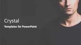  Presentation with social anxiety - Colorful presentation theme enhanced with young-man-suffering-from-anxiety backdrop and a dark gray colored foreground