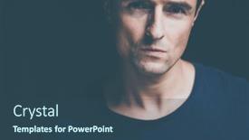  Presentation with social anxiety - Slide set having young-man-suffering-from-anxiety background and a ocean colored foreground