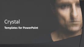  Presentation with seclusion - Presentation theme having young-man-suffering-from-anxiety background and a dark gray colored foreground