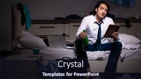  Presentation with love - Presentation design enhanced with young-man-suffering-from-unrequited background and a wine colored foreground