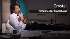  Presentation with love - Colorful PPT layouts enhanced with young-man-suffering-from-unrequited backdrop and a dark gray colored foreground