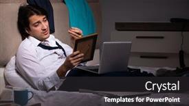  Presentation with love - Slide deck featuring young-man-suffering-from-unrequited background and a dark gray colored foreground