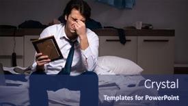  Presentation with love - Cool new slides with young-man-suffering-from-unrequited backdrop and a navy blue colored foreground