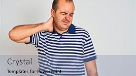  Presentation with polo - Amazing theme having young-man-wearing-casual-striped backdrop and a seafoam green colored foreground