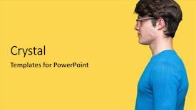  Presentation with funny - Amazing presentation theme having young man wearing funny thug backdrop and a light gray colored foreground