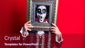  Presentation with mexican day - Slide deck consisting of young-man-wearing-mexican-day background and a wine colored foreground