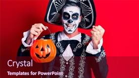  Presentation with mexican day - Presentation featuring young-man-wearing-mexican-day background and a wine colored foreground