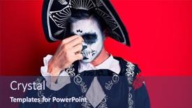  Presentation with mexican day - Amazing presentation having young-man-wearing-mexican-day backdrop and a navy blue colored foreground