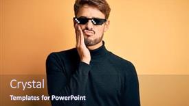  Presentation with life - Theme enhanced with young-man-wearing-thug-life background and a wine colored foreground