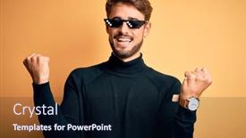  Presentation with happy life - Colorful theme enhanced with young-man-wearing-thug-life backdrop and a wine colored foreground