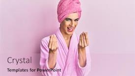  Presentation with payment - Presentation featuring young-man-wearing-woman-make background and a lemonade colored foreground