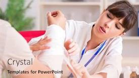  Presentation with special education young adult man - PPT layouts featuring young-man-with-bandaged-arm background and a lemonade colored foreground