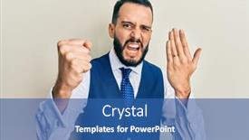  Presentation with engagement - Audience pleasing slide deck consisting of young-man-with-beard-wearing backdrop and a ocean colored foreground