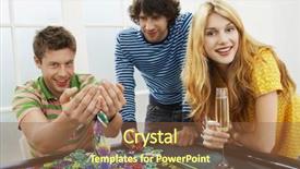  Presentation with roulette - Amazing slides having young man with friends at roulette table playing with chips portrait backdrop and a tawny brown colored foreground