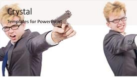  Presentation with racism white hands in modern - Beautiful PPT theme featuring young man with handgun isolated backdrop and a soft green colored foreground