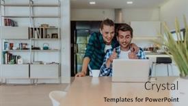  Presentation with family talking - 