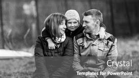  Presentation with married couple - Beautiful PPT layouts featuring young-married-couple backdrop and a gray colored foreground