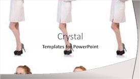  Presentation with medical student - PPT theme having young medical student with binder background and a white colored foreground