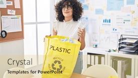  Presentation with plastic recycling - 
