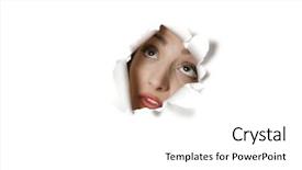  Presentation with eastern - Amazing presentation having young-middle-eastern-woman-looking backdrop and a white colored foreground