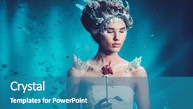  Presentation with indian woman face beauty - Audience pleasing PPT layouts consisting of young model girl and blast backdrop and a teal colored foreground