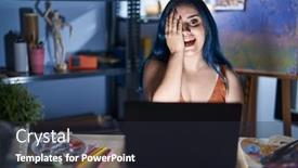  Presentation with blue night - 