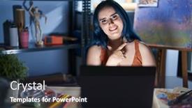  Presentation with blue night - 