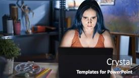  Presentation with blue night - 